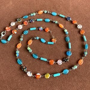 Cookie Lee Multicolor Beaded Necklace